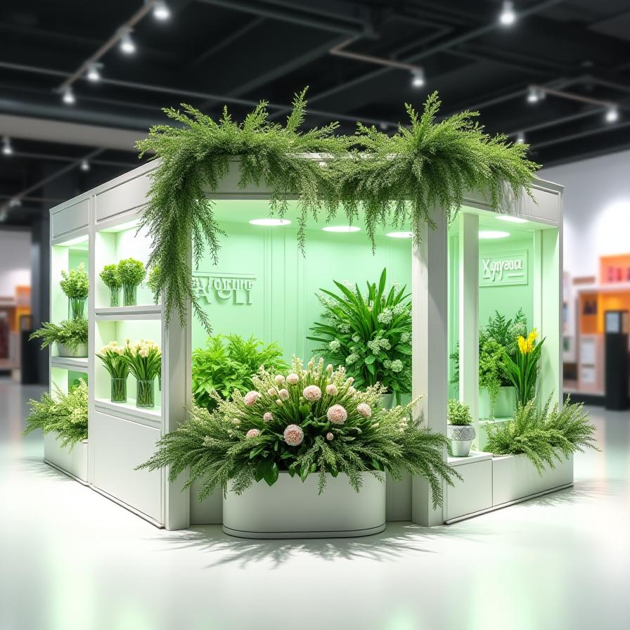 Innovatieve bloemenstandaard display systemen