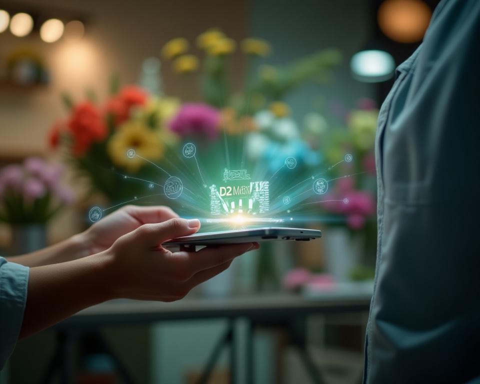 Abonnement gebaseerde floristiek technologie